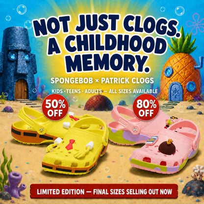 Classic Spongebob Clogs